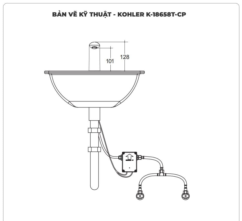 Vòi cảm ứng KOHLER K-18658T-CP