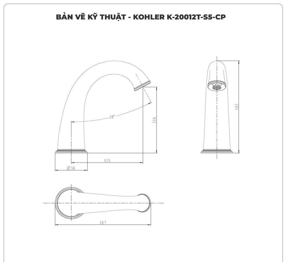 Vòi cảm ứng KOHLER K-20012T-S5-CP