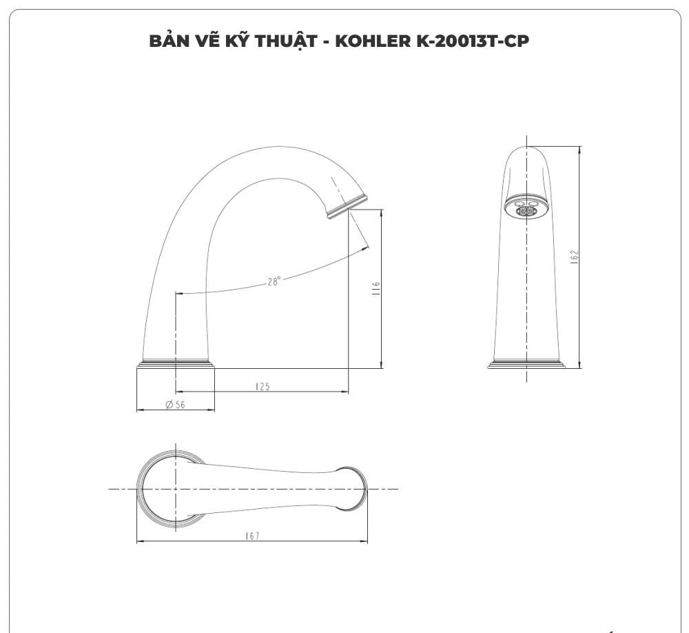 Vòi cảm ứng KOHLER K-20013T-CP