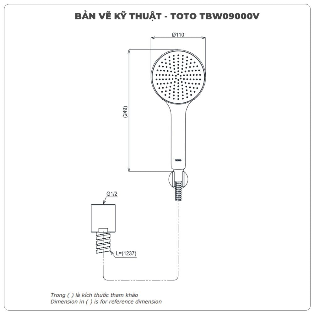 Bát sen cầm tay TOTO TBW09000V