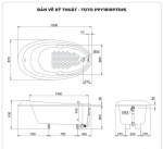 Bồn tắm xây ngọc trai TOTO PPY1810PTE#S (1.8M)