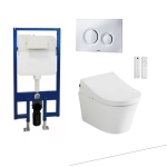 Bồn Cầu TOTO CW553/TCF34320GAA/WH172A/MB174P#SS Nắp Điện Tử Treo Tường