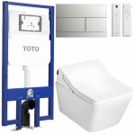 Bồn Cầu TOTO CW522EA/TCF796CZ/WH172AT/MB171M#SS Nắp Điện Tử Treo Tường