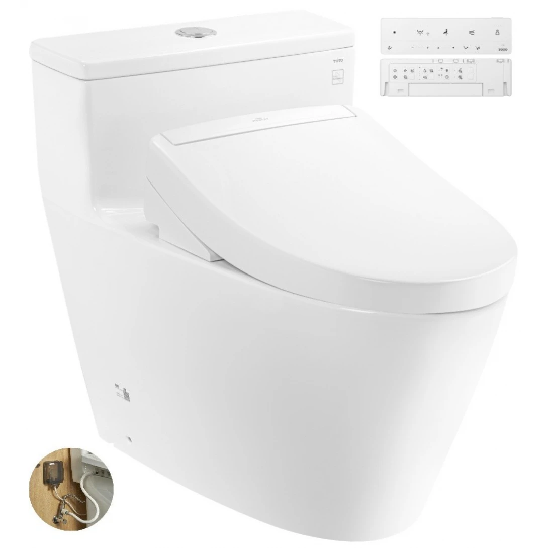 Bồn Cầu Điện Tử TOTO MS625DW25#XW Nắp Rửa Washlet TCF34461GAA S5