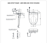 Nắp bồn cầu thông minh TOTO WASHLET TCF4911Z (W11)