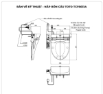 Nắp bồn cầu thông minh TOTO WASHLET TCF6631A (W7)