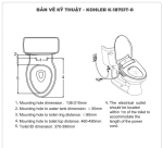 Nắp bồn cầu thông minh KOHLER K-18751T-0 (C3-050)