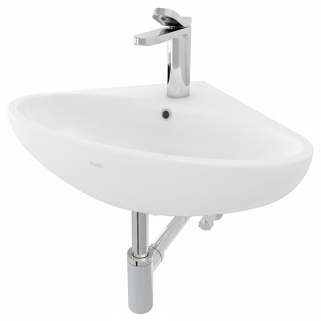 Chậu Lavabo TOTO LW815CJW/F Góc
