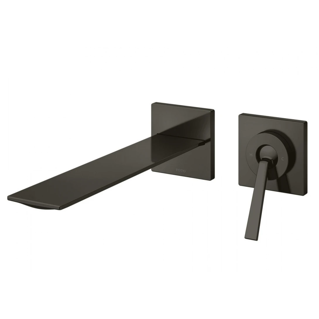 Vòi Lavabo TOTO TLP02310BA#MBL Nóng Lạnh Gắn Tường Màu Đen Mờ