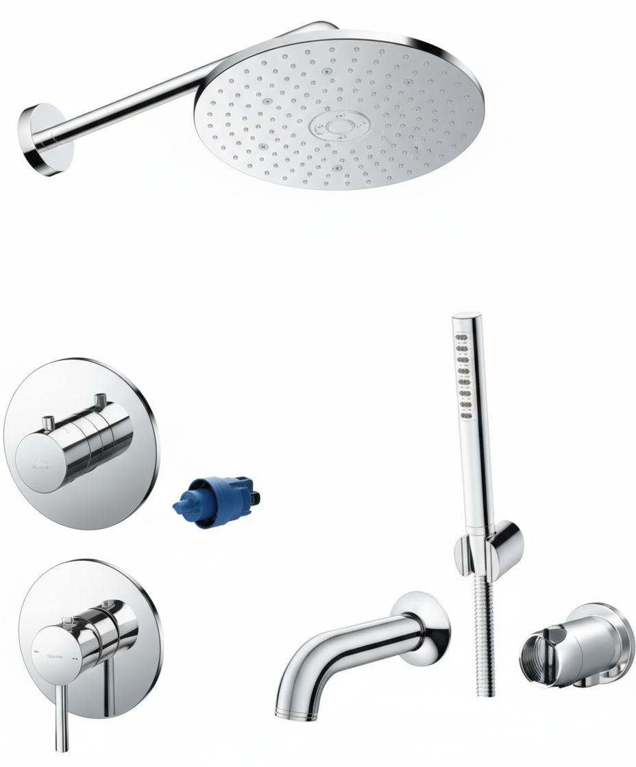 Sen Tắm TOTO TBS02303B TBV01104B TBW07002A TBW02017A TBS02001B TBW07021A Âm Tường