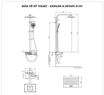 Sen cây nhiệt độ KOHLER K-23749T-9-CP