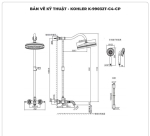 Sen cây nhiệt độ KOHLER K-99032T-C4-CP