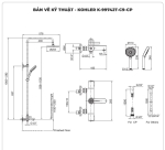 Sen cây nhiệt độ KOHLER K-99742T-C9-CP