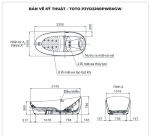 Bồn tắm đặt sàn massage TOTO PJYD2200PWE#GW