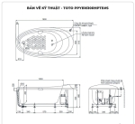 Bồn tắm massage TOTO PPYB1610RHPTE#S ngọc trai