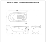 Bồn tắm massage TOTO PPYB1710RHPE#P/DB501R2B ngọc trai