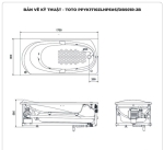 Bồn tắm massage TOTO PPYK1710ZLHPE#S/DB501R-2B ngọc trai