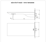 Vòi xả bồn TOTO TBP02001B âm tường