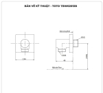Cút nối tường TOTO TBW02013B