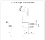 Vòi xịt vệ sinh TOTO THX20NBPIV