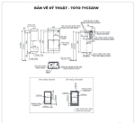 Máy sấy tay tự động TOTO TYC322W