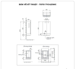 Máy sấy tay tự động TOTO TYC423WC