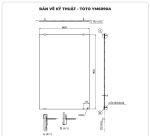 Gương phòng tắm TOTO tráng bạc YM6090A