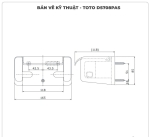Lô giấy vệ sinh TOTO DS708PAS