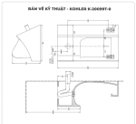Bồn tiểu nam cảm ứng KOHLER K-20099T-0