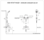 Sen tắm nóng lạnh KOHLER K-99460T-ZZ-CP