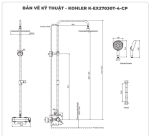 Sen cây nhiệt độ KOHLER K-EX27030T-4-CP