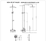 Sen cây nhiệt độ KOHLER K-EX27032T-4-CP