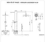 Sen cây nhiệt độ KOHLER K-EX27033T-9-CP