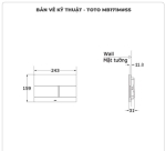 Mặt nạ xả nhấn TOTO MB171M#SS