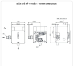 Van xả cảm ứng tiểu nam TOTO DUE126UEA (Điện)