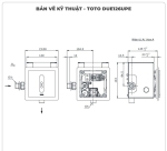 Van xả cảm ứng tiểu nam TOTO DUE126UPEA (Điện)