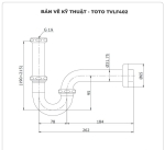 Xi phông - Ống thải chữ P TOTO TVLF402