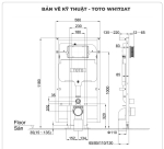 Két nước âm tường TOTO WH172AT
